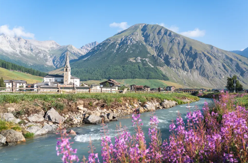 Zomerlandschap Livigno