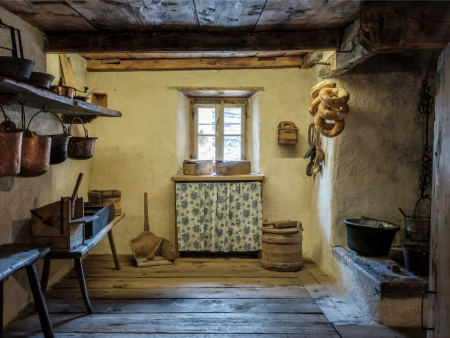 Museum Livigno oude keuken